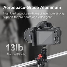 Super Clamp Mount Kit with 360° Ballhead Magic Arm – Universal Camera Mount with 1/4