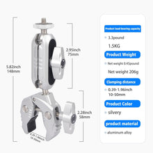 Super Clamp Mount with Dual 360° Ballhead Magic Arm with Phone Holder - CAME - TV