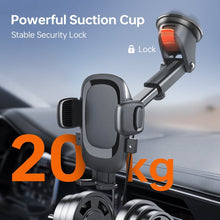 Super Strong Suction Cup Phone Holder for Dashboard/Windshield for 4 - 7