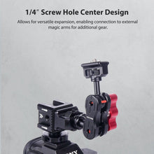 Triple Cold Shoe 1/4 Arri Hole Mount Adapter Base - CAME - TV