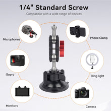 Ultra - Stable 360° Car Phone Mount with Vacuum Suction & 1/4