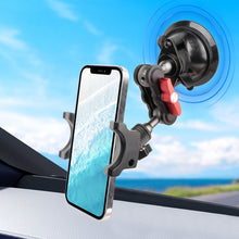Ultra - Stable 360° Car Phone Mount with Vacuum Suction & 1/4