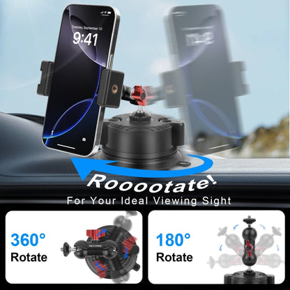 Versatile Suction Cup Mount: Compatible, Rotatable & Secure for All Your Devices - CAME - TV