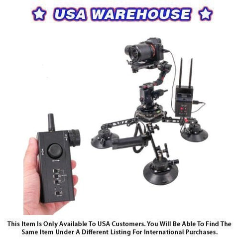 4 Arm Suction Cup Mount 10kg Capacity (with RS2 Power Adapter System+RS2 Wireless Remote System)- USA Warehouse - CAME-TV