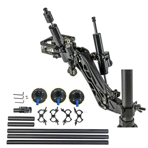 CAME-TV 2-22 Lbs Load Pro Camera Video Hydraulic Stabilizer Rod Mount With Suction Cup Mount GS11-SUCTION - CAME-TV