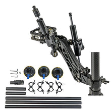 CAME-TV 2-22 Lbs Load Pro Camera Video Hydraulic Stabilizer Rod Mount With Suction Cup Mount GS11-SUCTION - CAME-TV