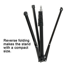 CAME-TV 2X Quick Set Up Compact and Portable Reverse Folding Light Stand for Traveling - CAME-TV