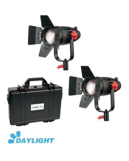 CAME-TV Boltzen 30w Travel Kits Fresnel Fanless Focusable LED Daylight Pack 18800 Lux@1m - CAME-TV