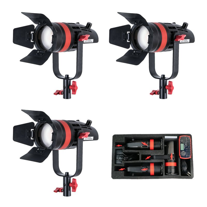 CAME-TV Boltzen Daylight Q-55W MKII 3 Travel Kits Available 21000 Lux@1m - CAME-TV