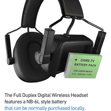 CAME - TV KUMINIK8 Duplex Digital Wireless Intercom Headset Distance up to 1500ft (450 Meters) with Hardcase - Single Ear 2 Pack - CAME - TV