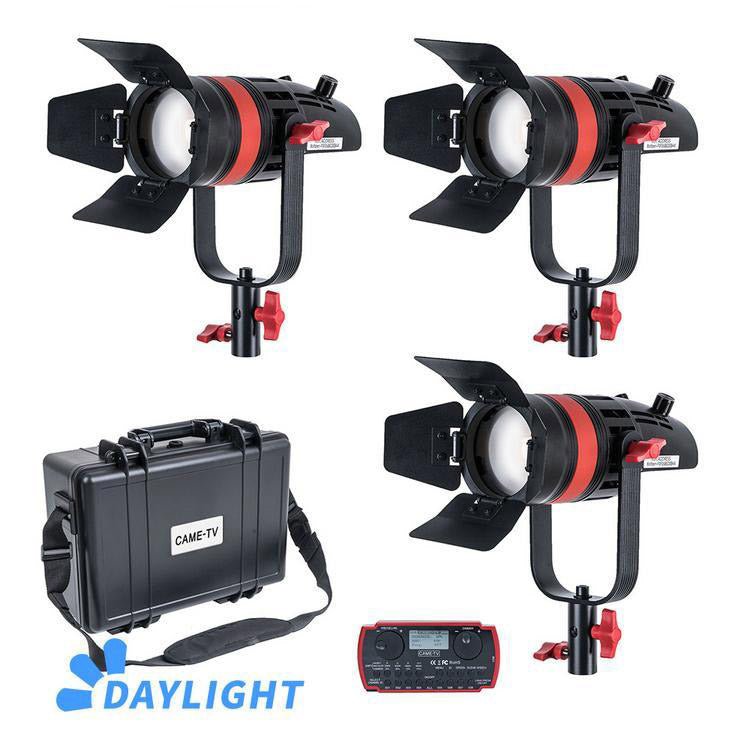CAME-TV Q-55W Boltzen 55w Travel Kits MARK II High Output Fresnel Focusable LED Daylight 21000 Lux@1m - CAME-TV