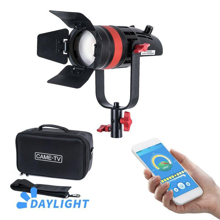 CAME-TV Q-55W Boltzen 55w Travel Kits MARK II High Output Fresnel Focusable LED Daylight Pack 21000 Lux@1m - CAME-TV